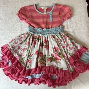 EUC Girls MATILDA JANE Lets go together  Take A Spin Dress size 4